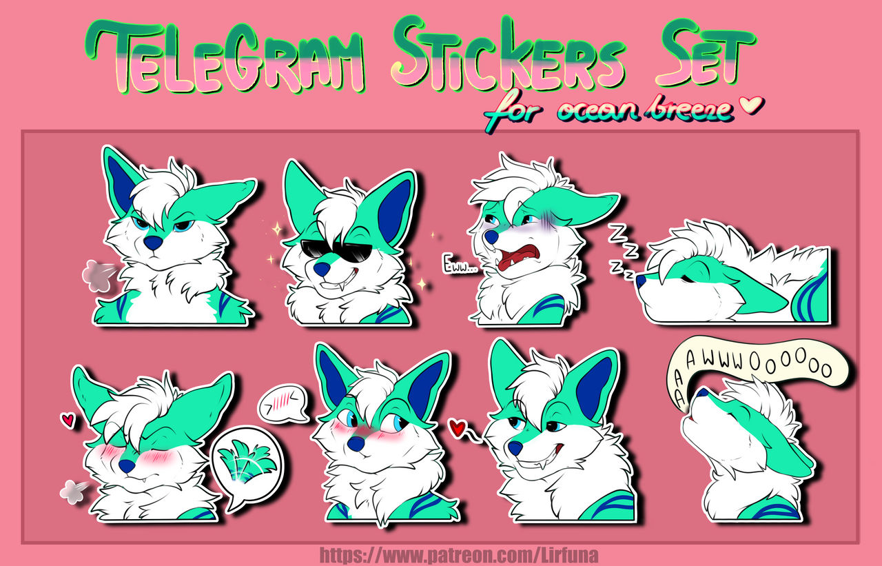 Telegram Stickers Set :3 by Lirfuna on DeviantArt