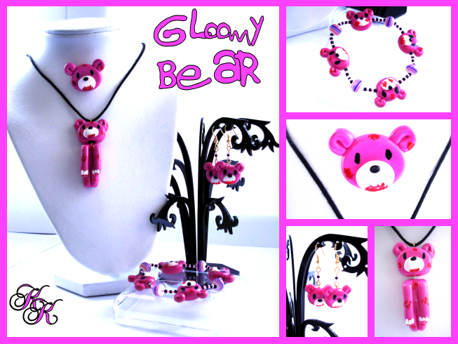 Gloomy Bear Jewelry Set