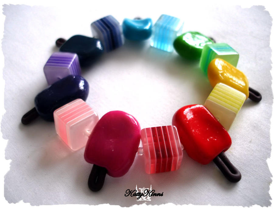 Rainbow Popsicle Bracelet III