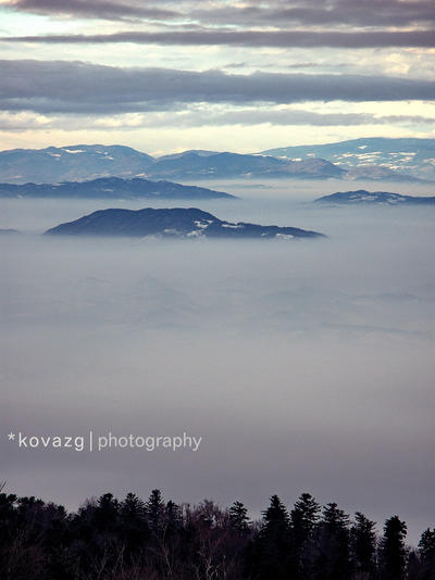 above the fog