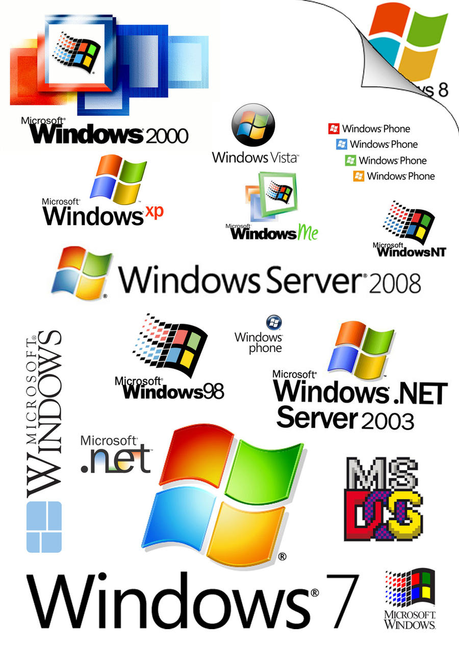 Windows OS Logo Compilation By WillyWonket On DeviantArt windows-os-logo-compilation-by-willywonket-on-deviantart