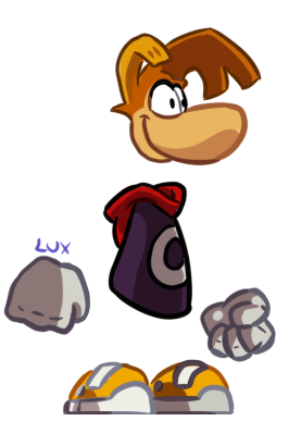 Rayman 2 in Rayman origins style by CallMePina on DeviantArt