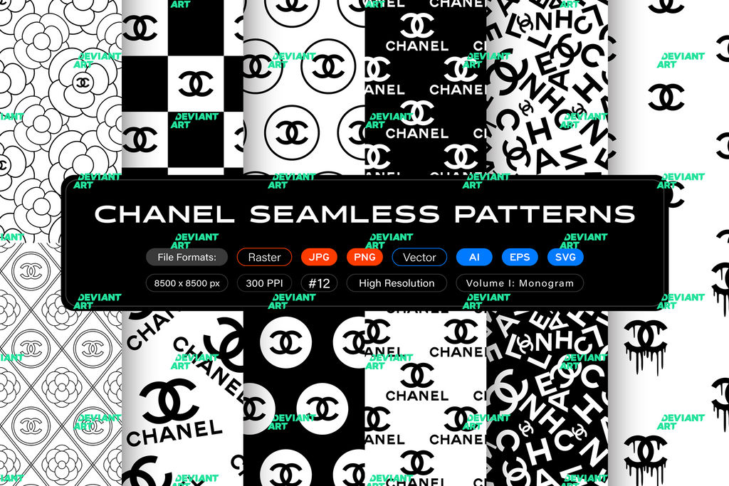 Chanel Seamless Patterns, Vol. 1 Monogram by FashionFairyland on DeviantArt