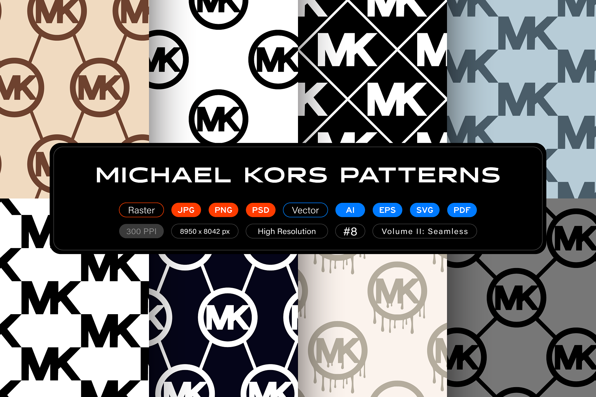 HD michael kors logo wallpapers
