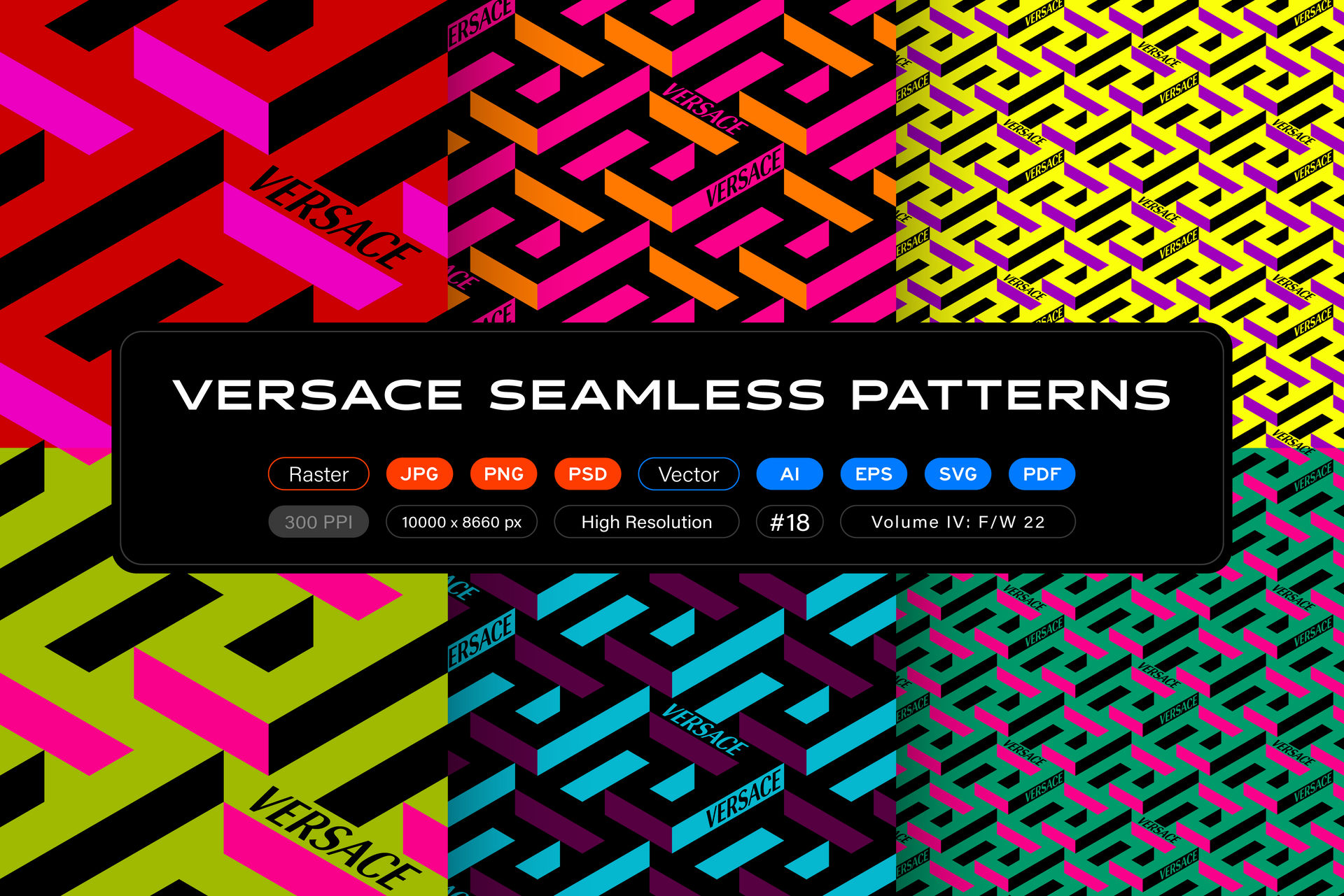 Versace Seamless Patterns, Vol. 2: Cruise 2022 by itsfarahbakhsh on ...