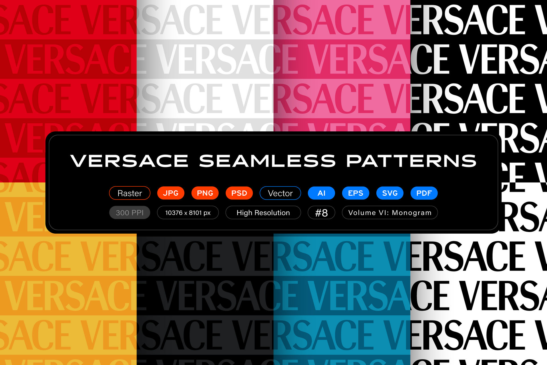 Versace Seamless Patterns, Vol. 4: FW 22 by itsfarahbakhsh on DeviantArt