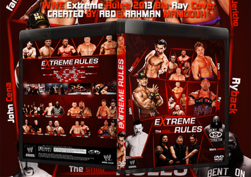 WWE Extreme Rules 2013 Blu-Ray Cover..