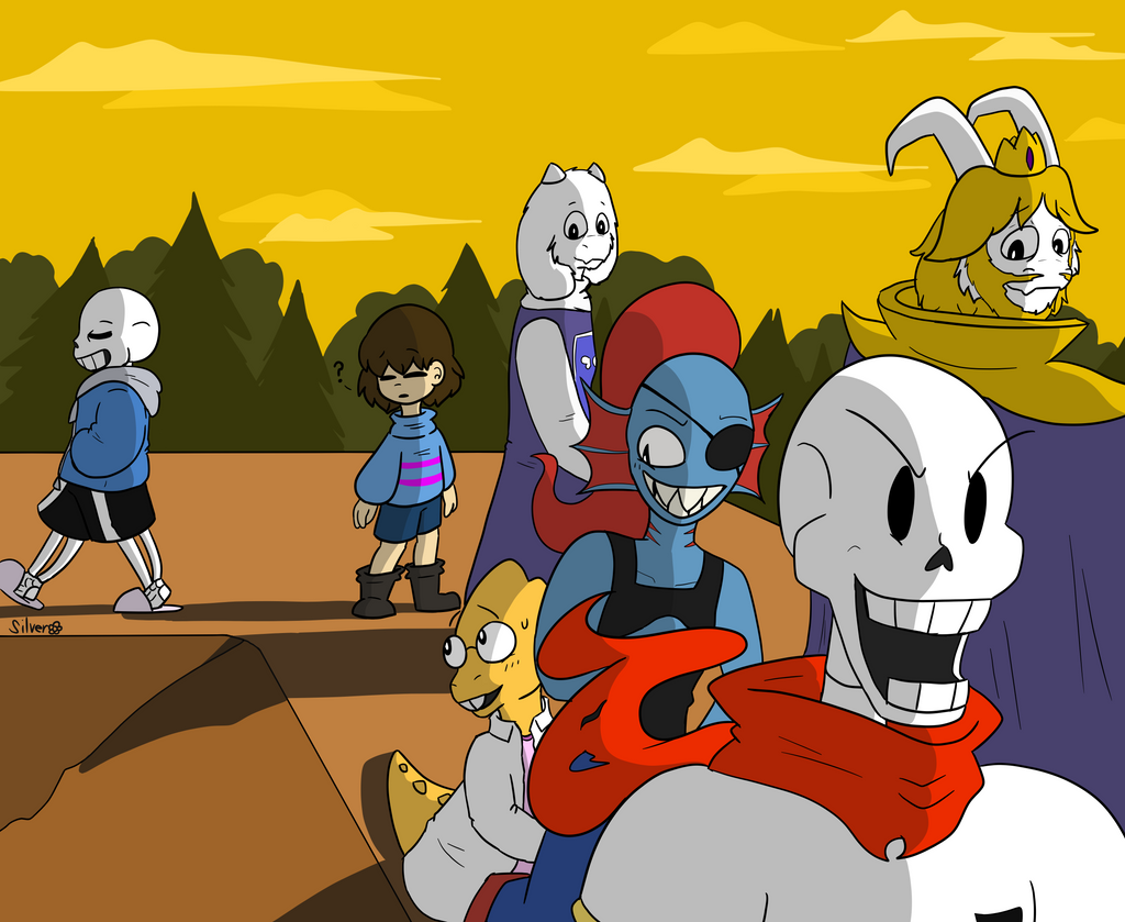 Undertale Comic Prologue Pg 5 by SilverBlossomArtx on DeviantArt