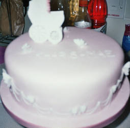 christening cake