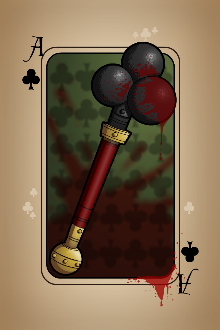 Ace of Clubs 11x17