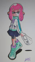 My first inkling girl ever