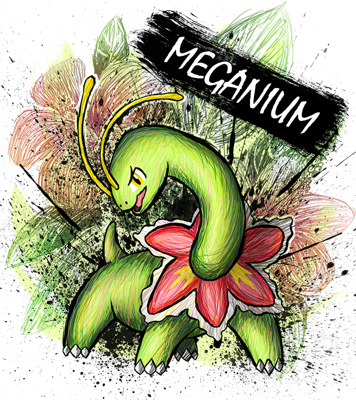 Meganium by sudro on DeviantArt.