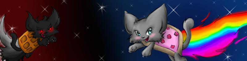 Nyan cat banner for Facebook