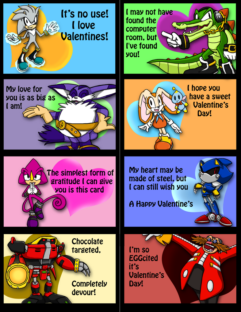 Sonic Valentines Day Cards: Batch 2 by JovialNightz on DeviantArt
