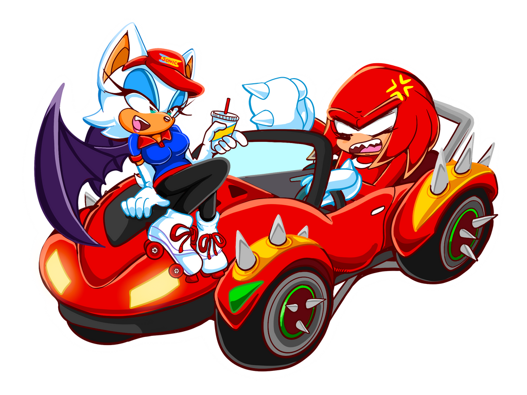Sonic at sonic: Rouge get off the car by JovialNightz on DeviantArt