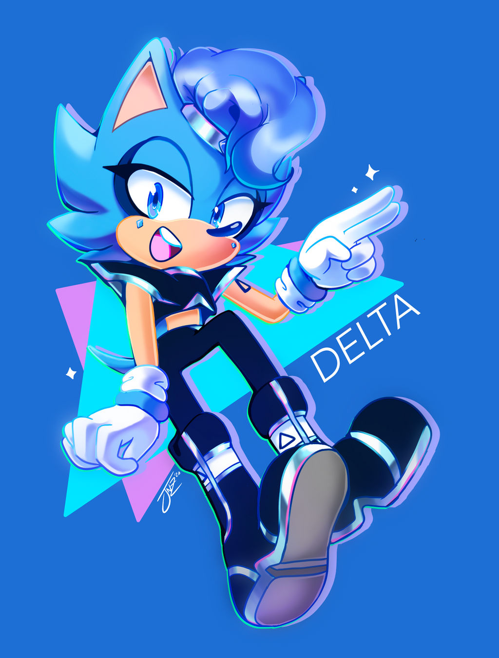 Deltaog Draw Delta the Hedgehog by JovialNightz on DeviantArt