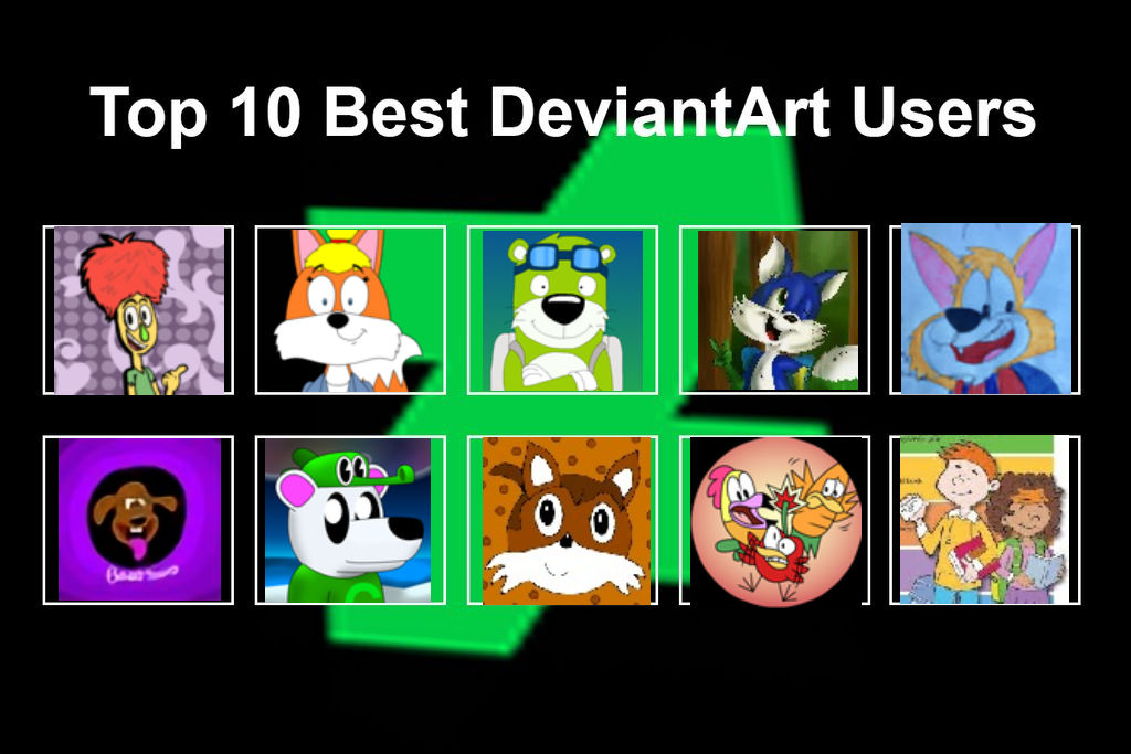 Top 10 Best DeviantArt Users 1 by AquirasStudios on DeviantArt