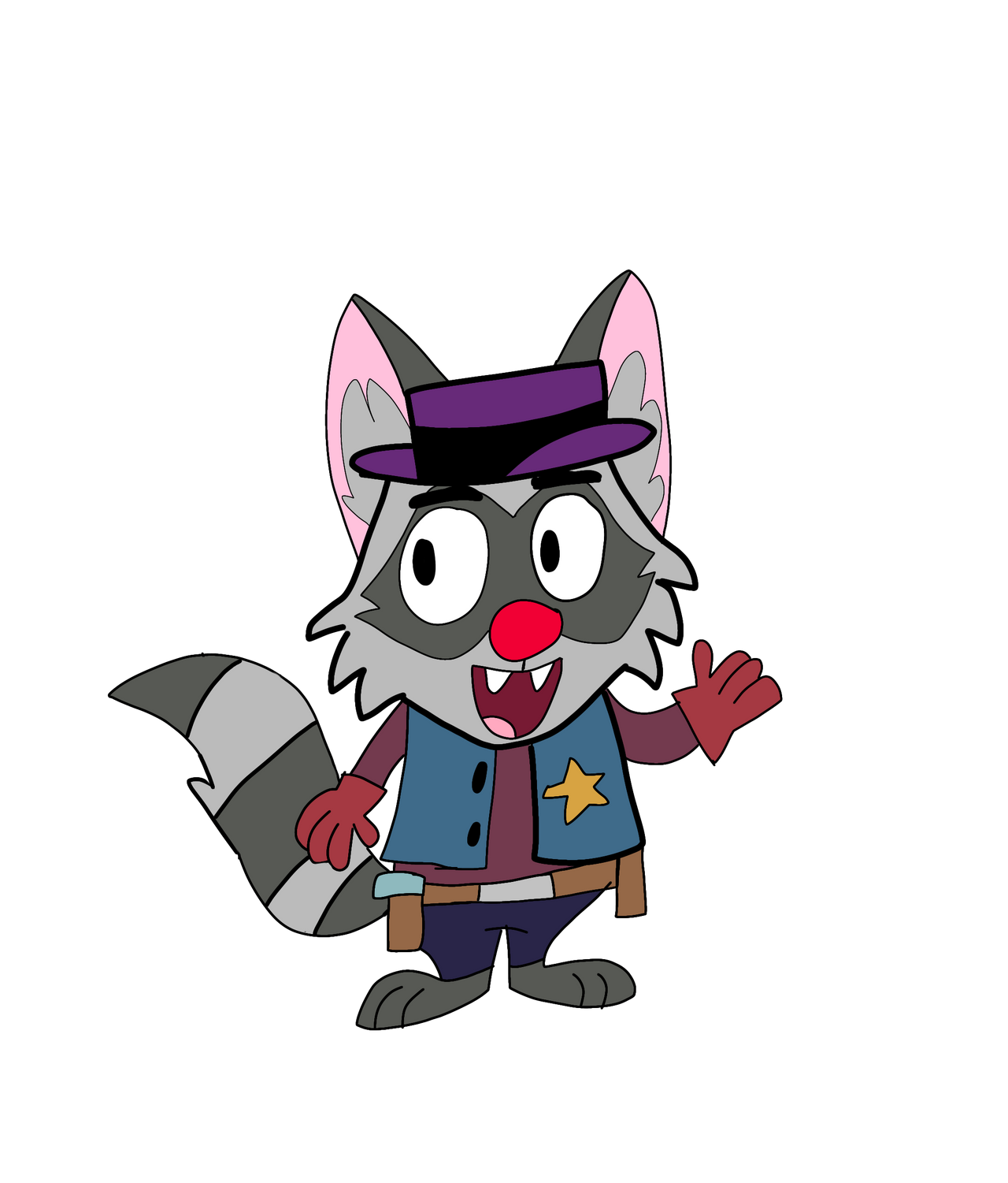 Rusty O'Raccoon by AquirasStudios on DeviantArt