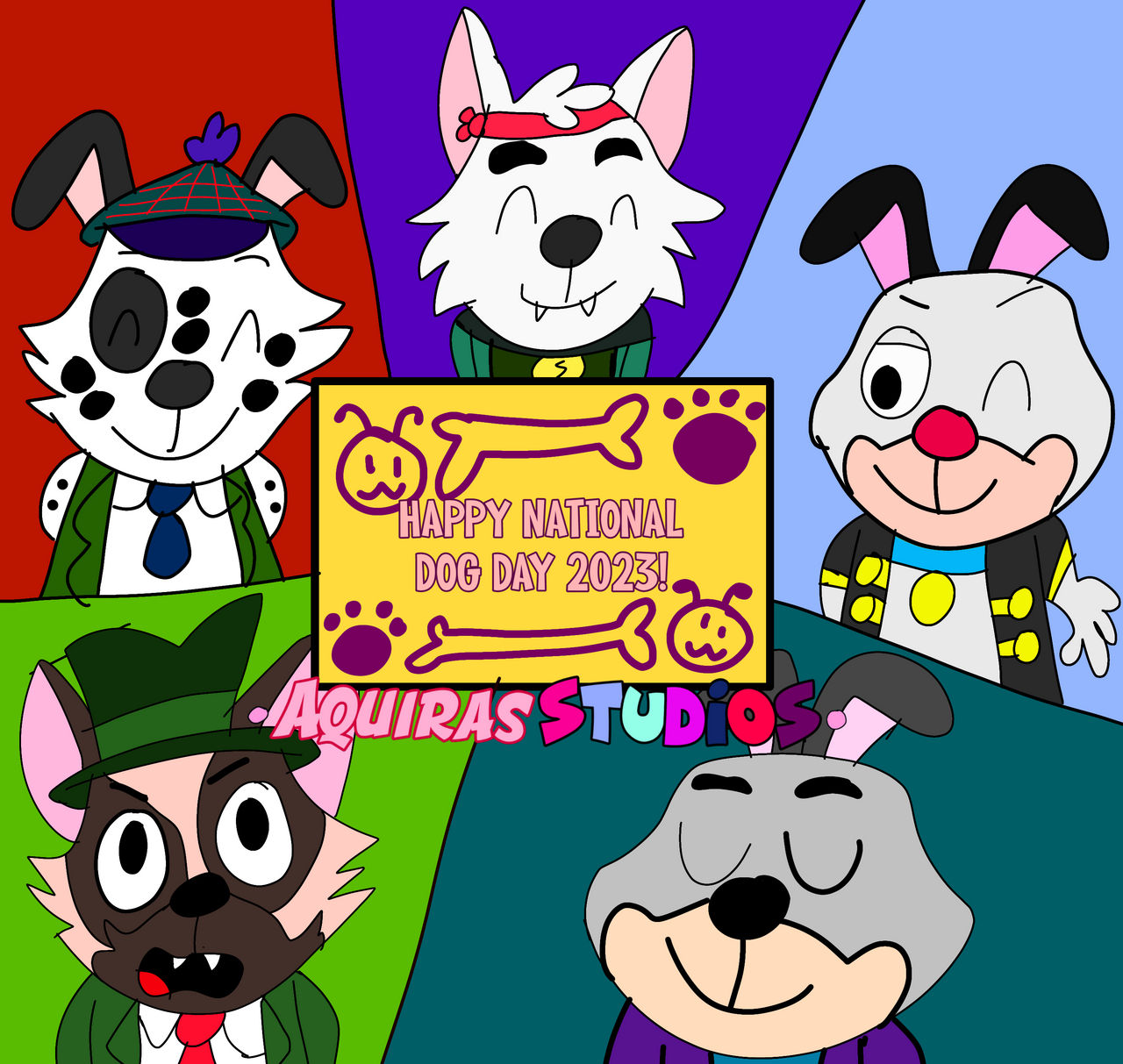 Happy National Dog Day 2023 By AquirasStudios On DeviantArt happy-national-dog-day-2023-by-aquirasstudios-on-deviantart