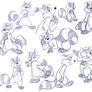 Raccoon doodle dump