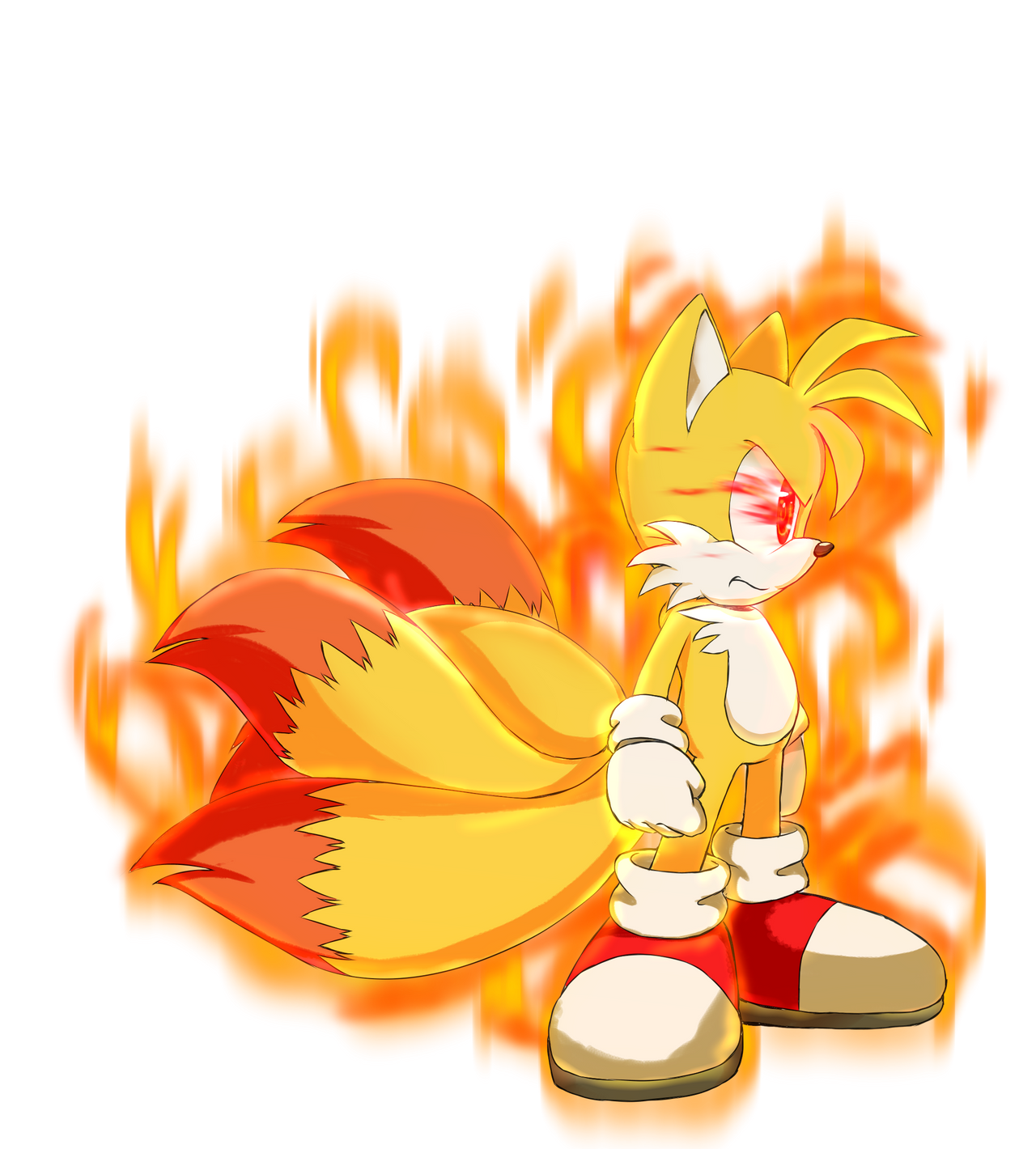 Fire flare tails -brillant flame- by SeikotheWolf16 on DeviantArt