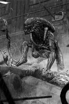 Alien 3 canine xenomorph