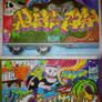 Two Graffiti drawing