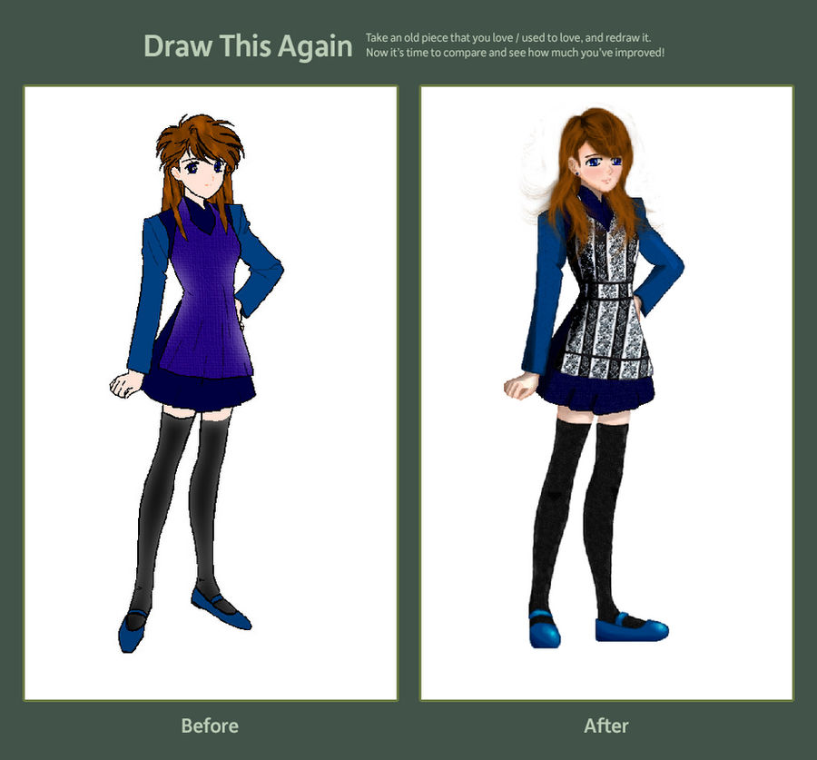 Deviantart To Draw 'Draw this again' DeviantART Contest Entry by ToAtoneArt on DeviantArt