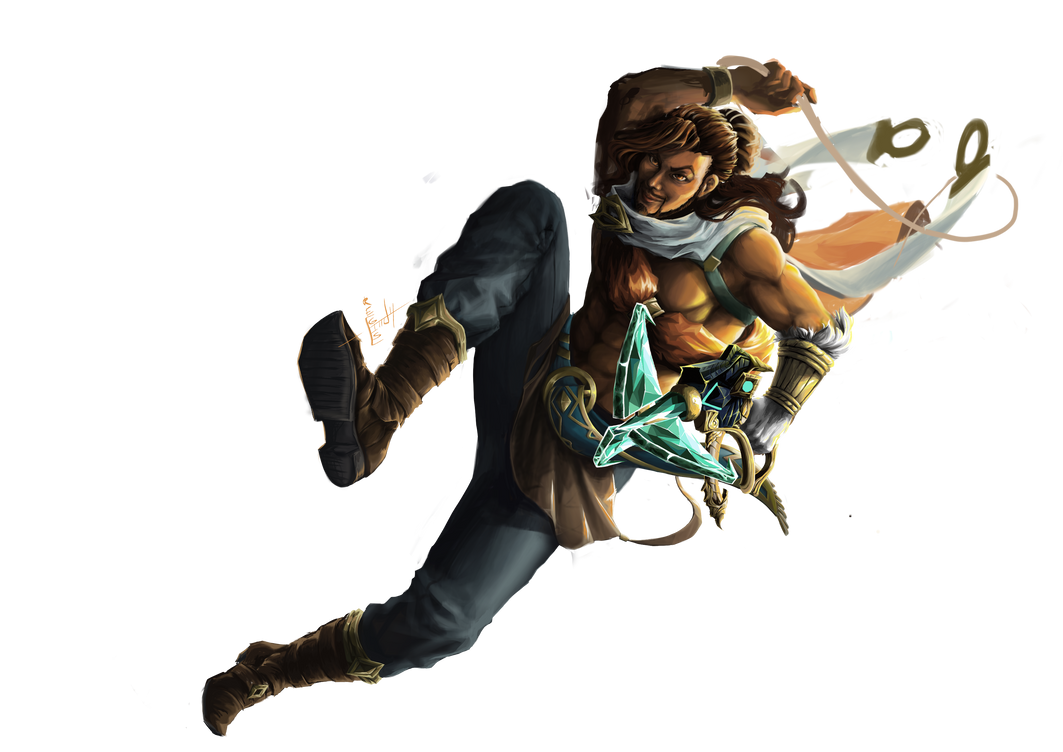 Fanart of Akshan by AlventinDark on DeviantArt