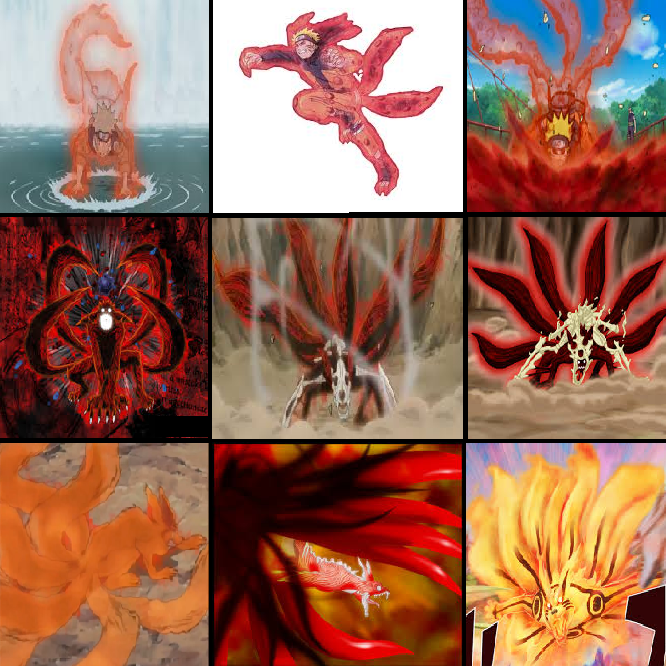 Naruto Uzumaki x nine tail transformation