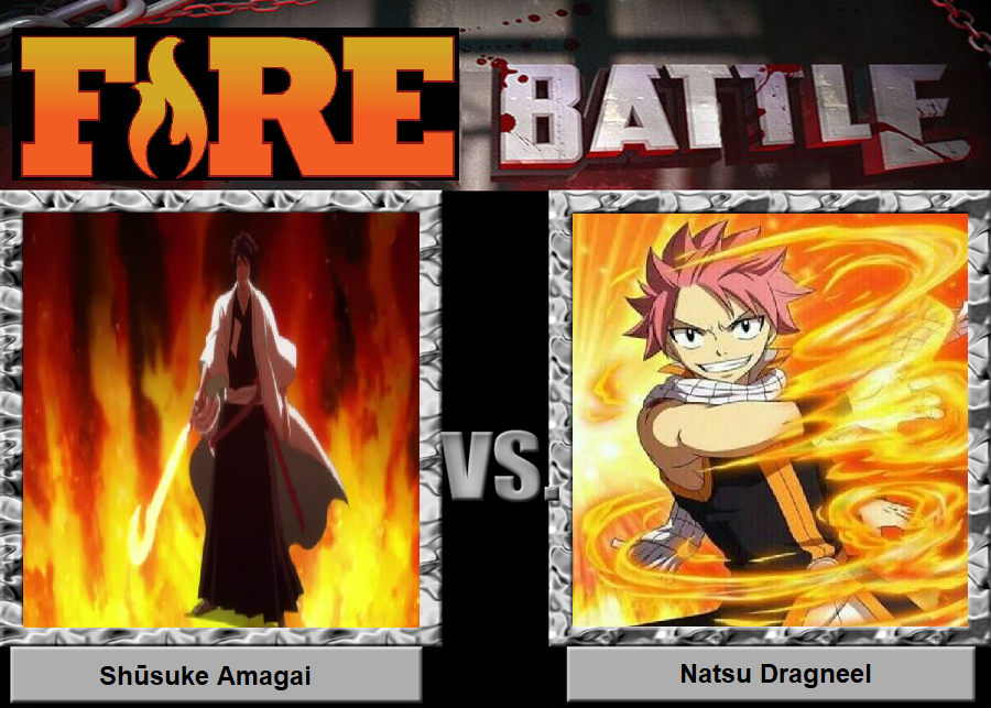 Shusuke Amagai Vs Natsu Dragneel by NickNinja02 on DeviantArt