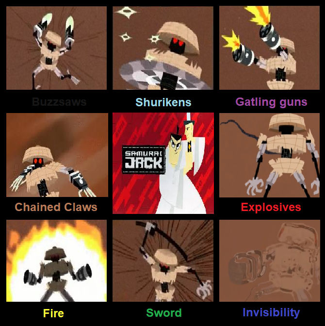 Samurai jack and the ultrabots by NickNinja02 on DeviantArt