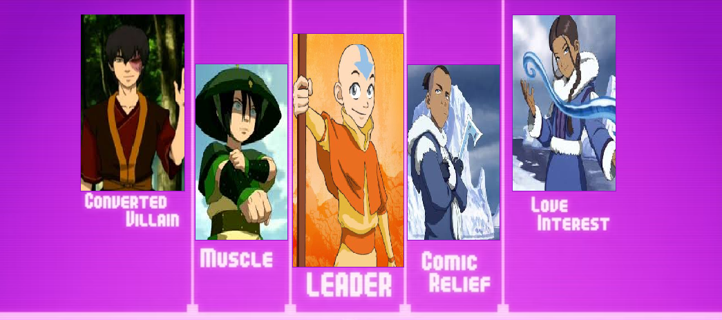 Team Avatar assembled by NickNinja02 on DeviantArt