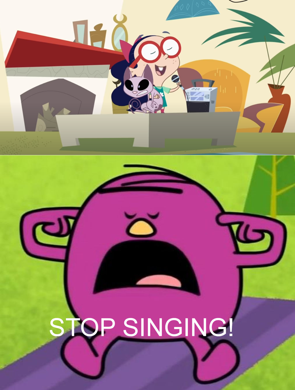 Mr. Stubborn Tells Millie To Stop Singing by NickNinja02 on DeviantArt Mr. Stubborn Tells Millie To Stop Singing by NickNinja02 on DeviantArt