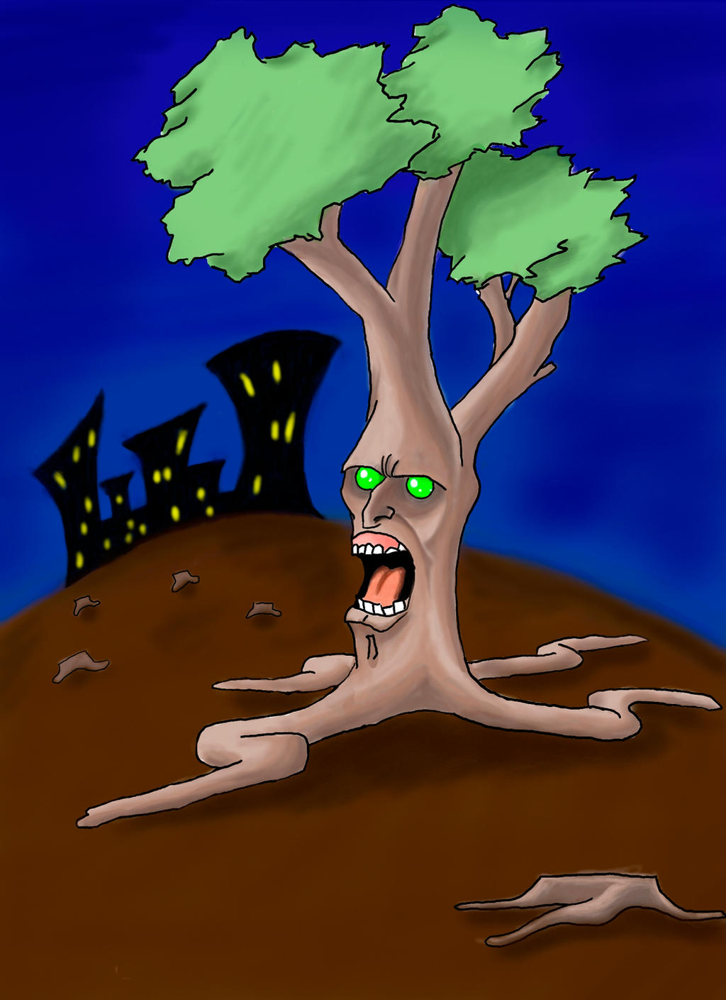 Angry Lemon Tree Angry Tree by frenchy154 on DeviantArt
