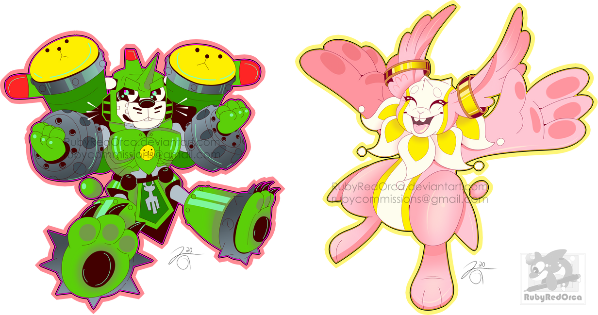 Bunny Bros Digimon by RubyRedOrca on DeviantArt