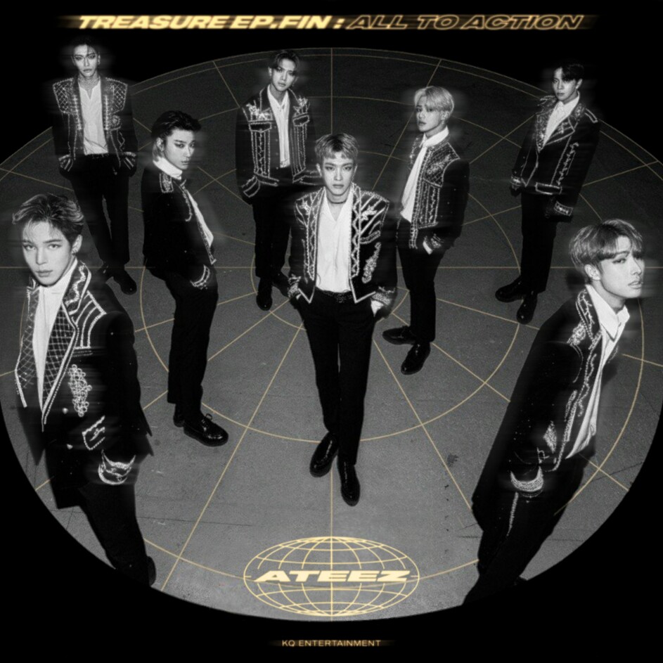Ateez Treasure Ep Fin All To Action By Platinumcovers On Deviantart