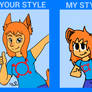 Your style, my style meme