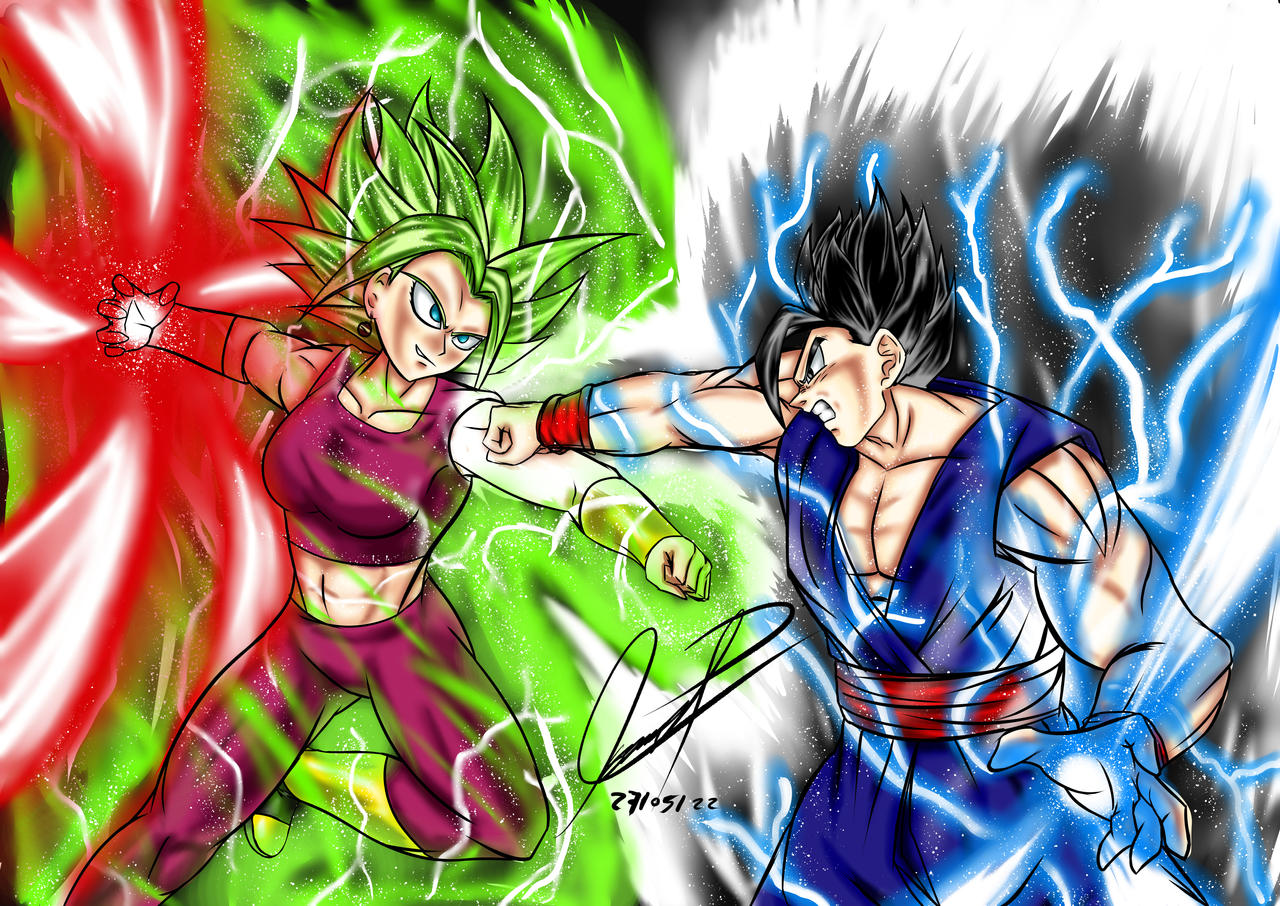 gohan vs kefla by ismaelpazart666 on DeviantArt
