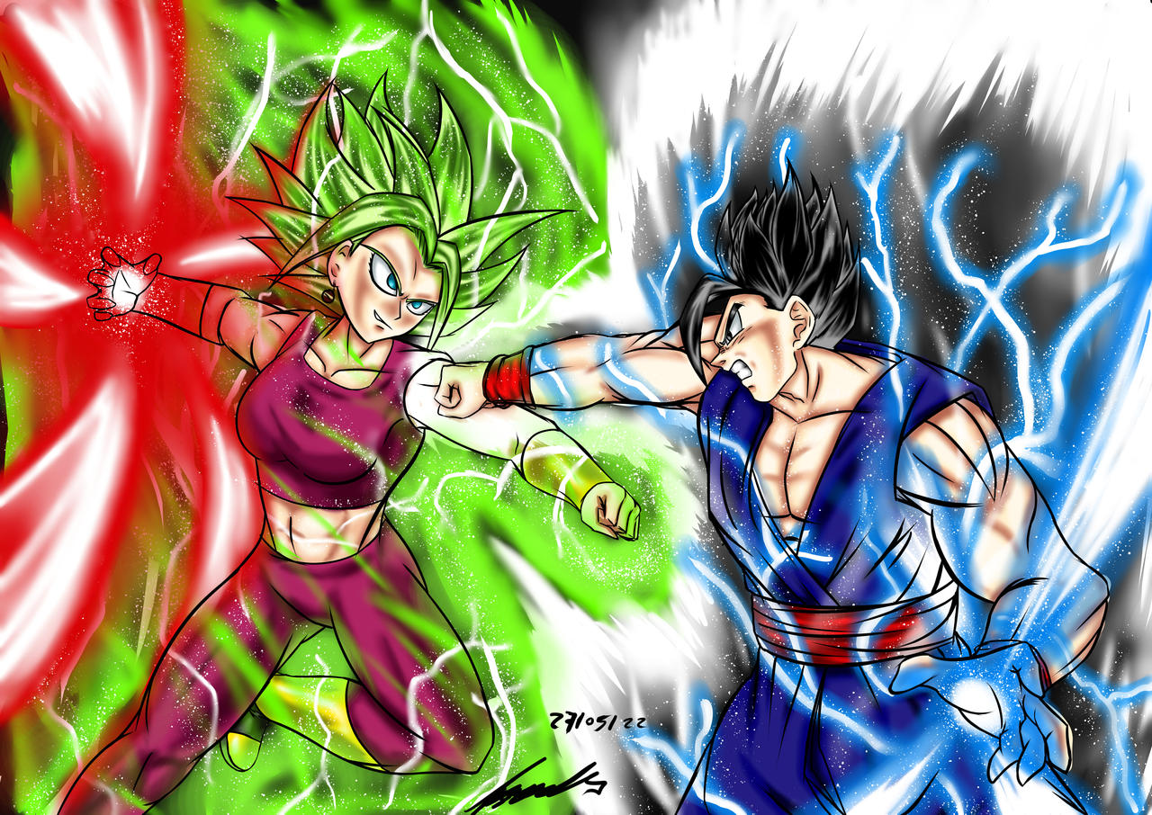 gohan vs kefla by ismaelpazart666 on DeviantArt