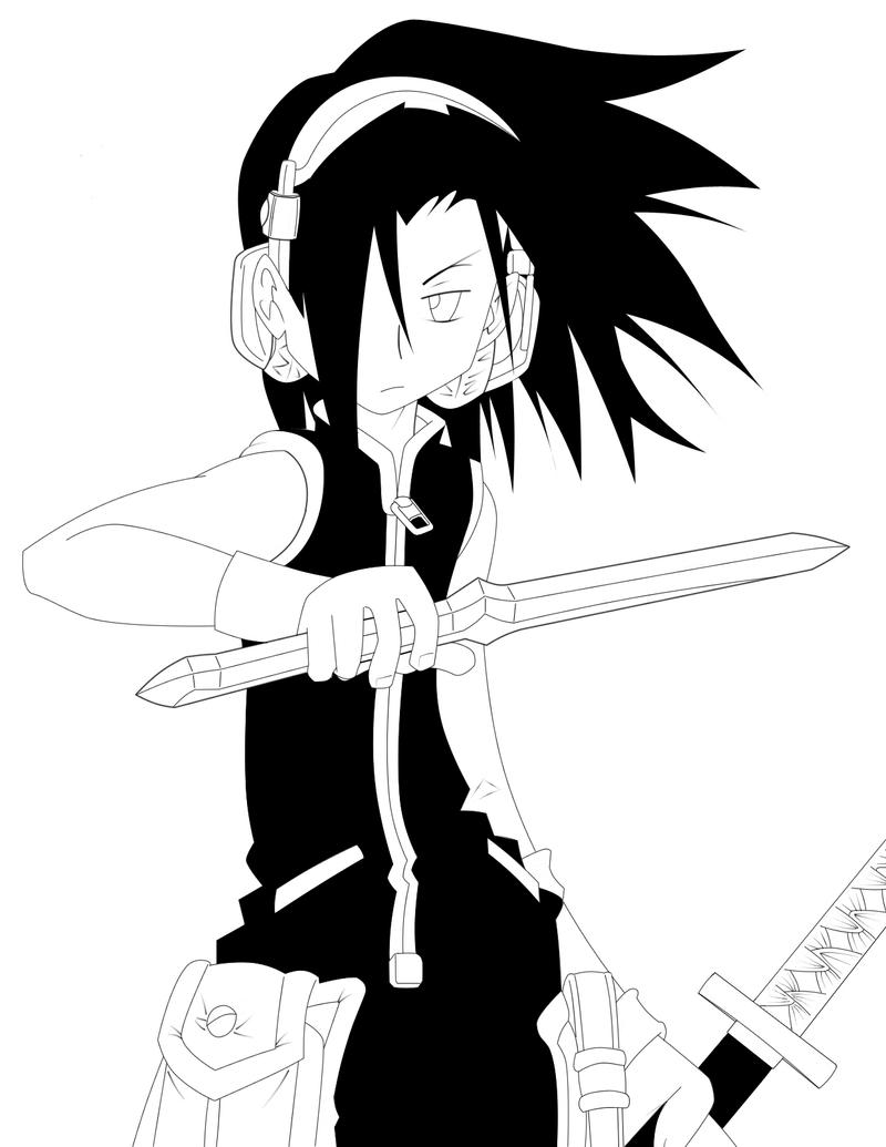 Asakura Yoh - Lineart by GKFalcon006 on DeviantArt Asakura Yoh - Lineart by GKFalcon006 on DeviantArt