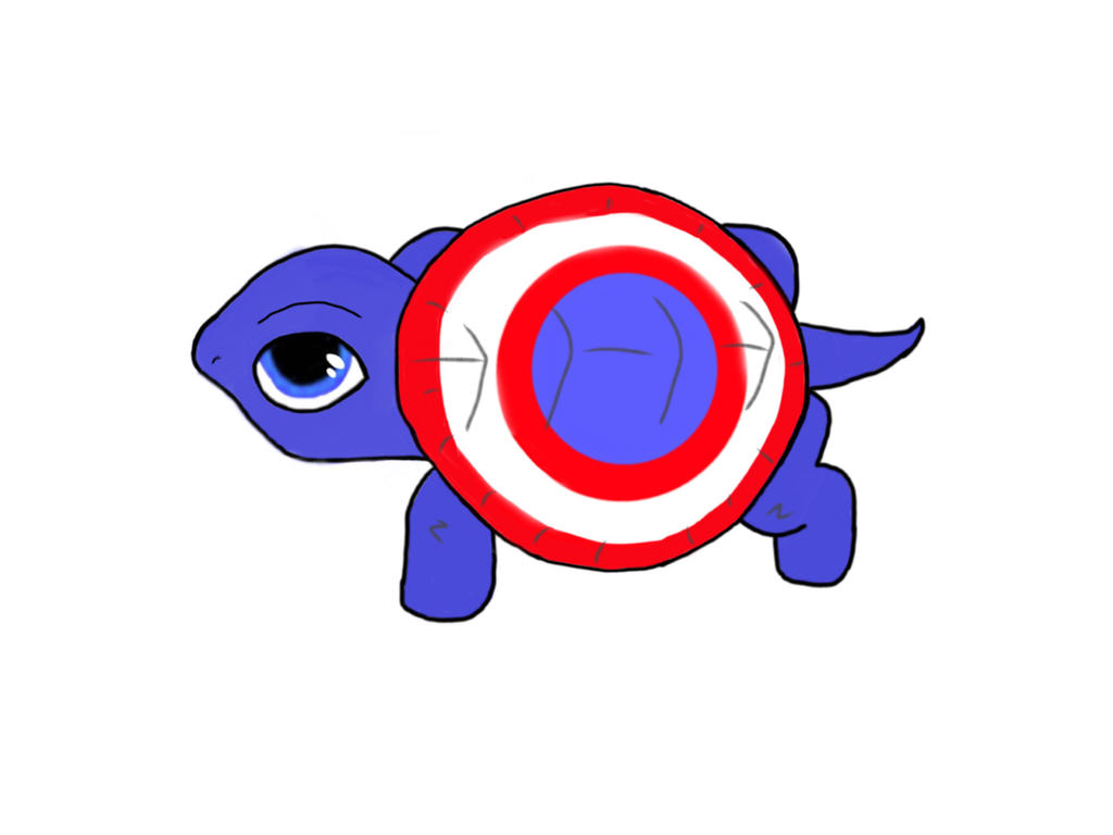 Comrade Turtle Captain America Turtle by Raventhatflieshigh on DeviantArt