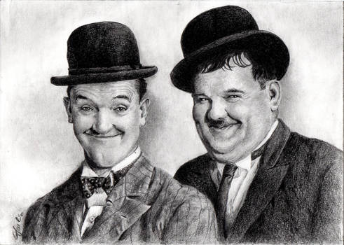 Stan Laurel and Oliver Hardy