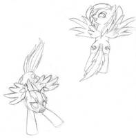 Verses Sketches: Rainbow Dash vs Spitfire