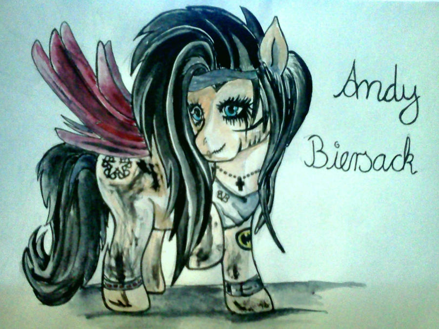 Andy Biersack as a My Little Pony