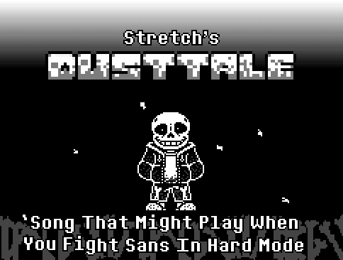 Dusttale Sans Fight Challenge Mode Cleared (it was pain thanks to