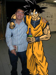 Me and Son Goku