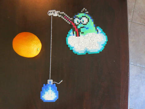 Perler Fishing Boo