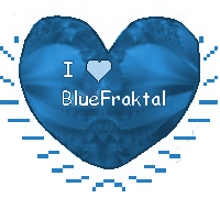 I heart Bluefraktal stamp