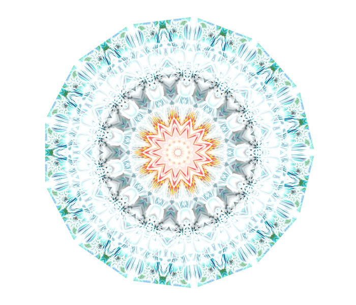 Winter  Rose Mandala